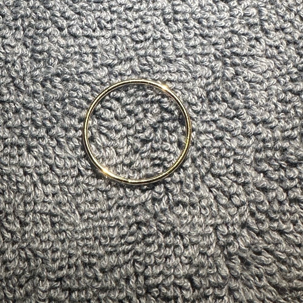 🎉 SALE! 14K yellow gold stacking ring size 7